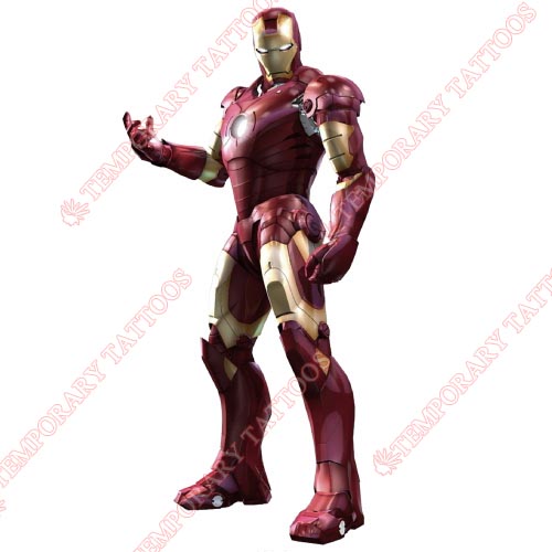 Iron Man Customize Temporary Tattoos Stickers NO.190